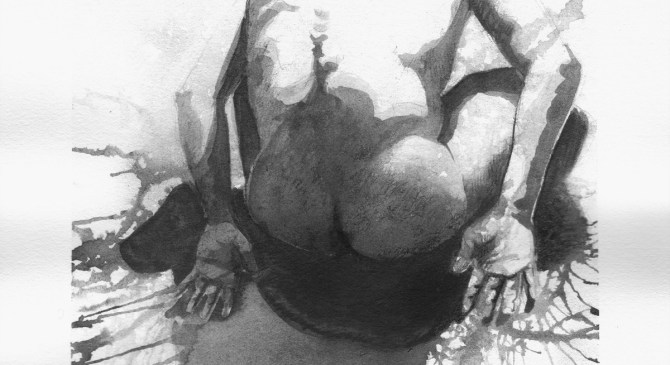 Ombres, graphite, 2017-2018