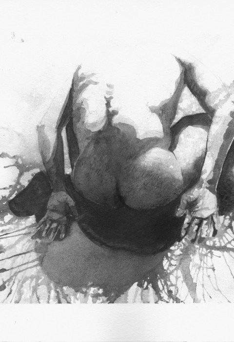 Ombres, graphite, 2017-2018