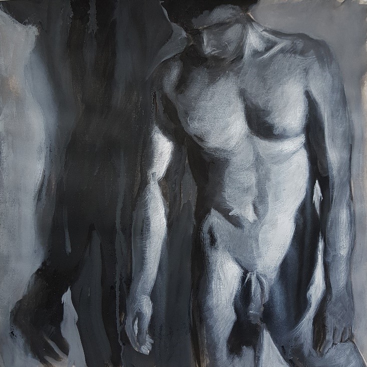 P-LAURIN_Corps-VIII_2018_50x50-tempera